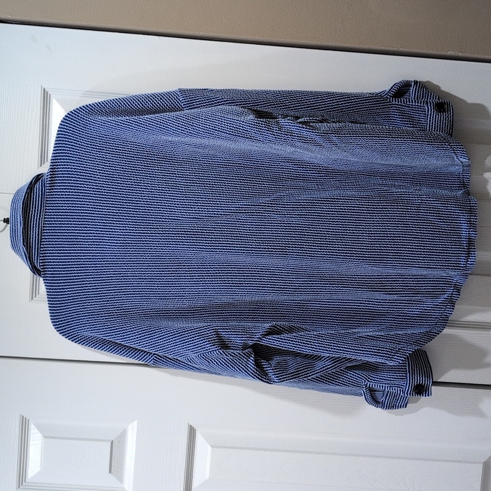 NEW Oh Shacket Blue Plaid - Picture 3 of 4